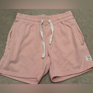 Maamgic Men's XS Pink Athletic Shorts Drawstring Sweat-shorts Casual